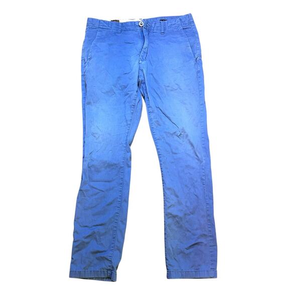 Vintage Volcom Blue Chino Pants Men’s Size 33 100% Cotton - Picture 1 of 7
